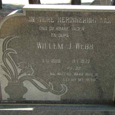 WEBB Willem J. 1898-1972