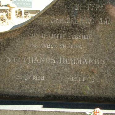 WET Stephanus Hermanus, de 1889-1972