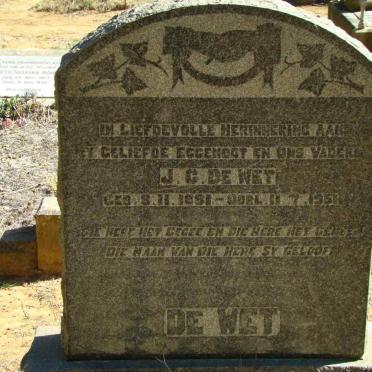 WET J.C., de 1881-1951