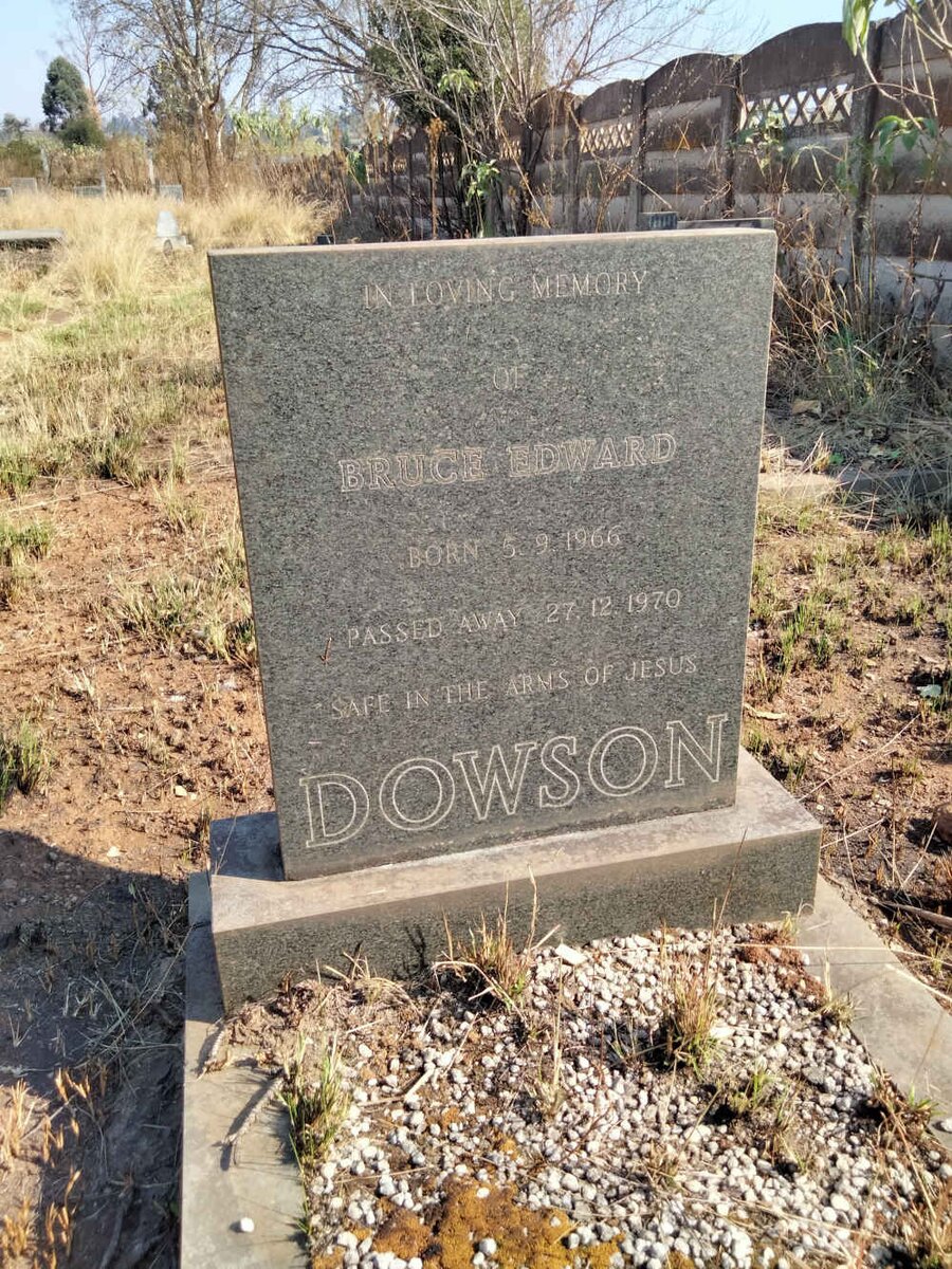 DOWSON Bruce Edward 1966-1970