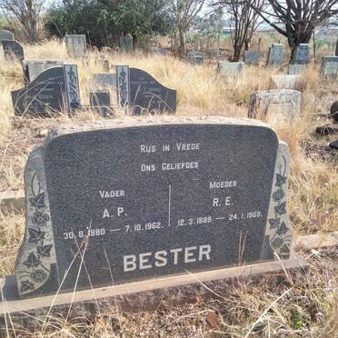 BESTER A.P. 1880-1962 & R.E. 1889-1969