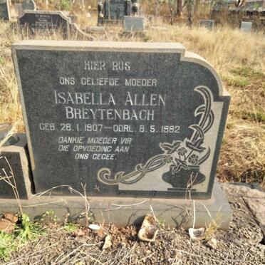BREYTENBACH Isabella Allen 1907-1982