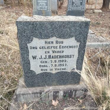 BADENHORST W.J.J. 1902-1957