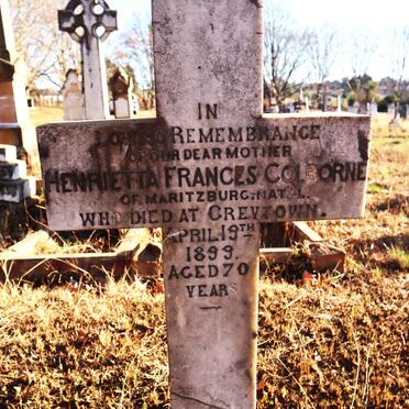 COLBORNE Henrietta Frances -1899