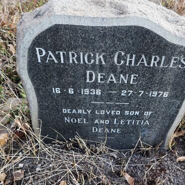 DEANE Patrick Charles 1936-1976