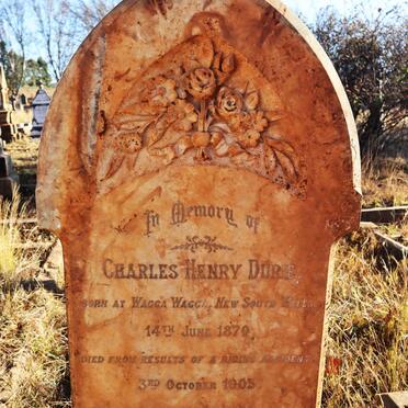 DURIE Charles Henry 1870-1905