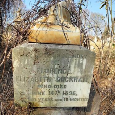 DUCKHAM Florence Elizabeth -1896