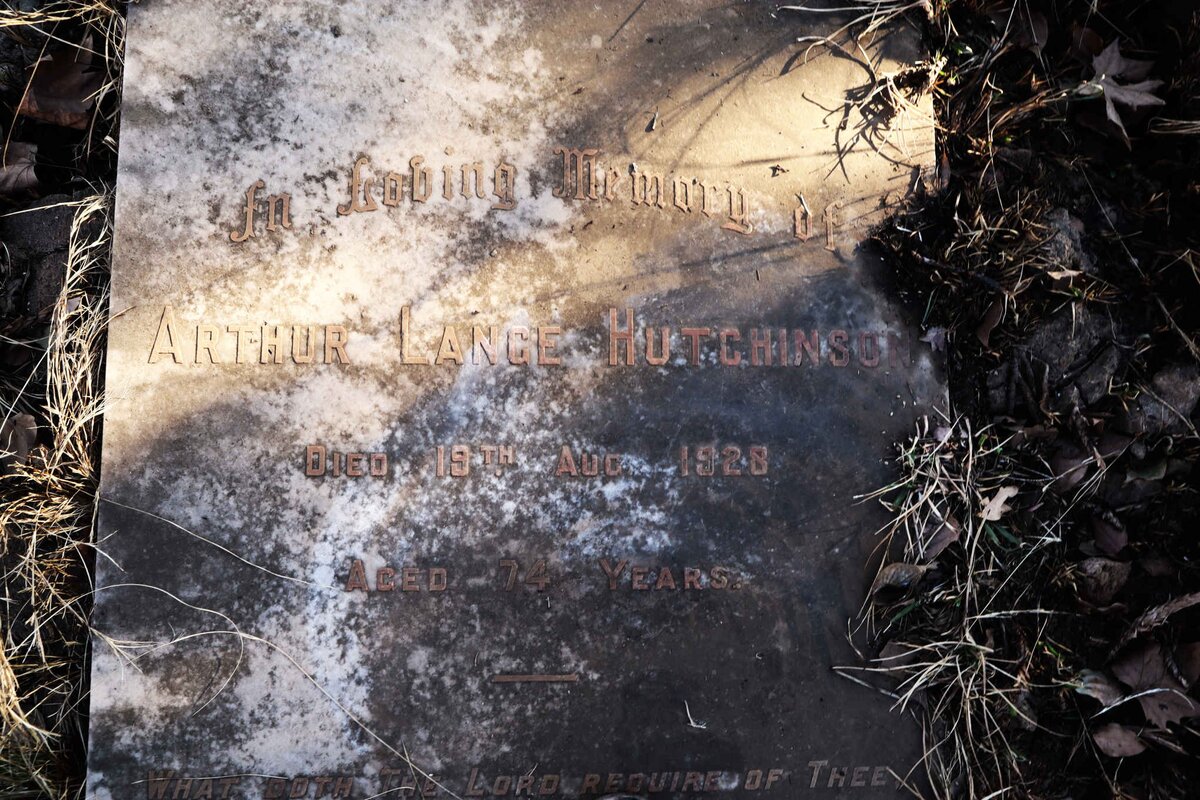HUTCHINSON Arthur Lange -1928