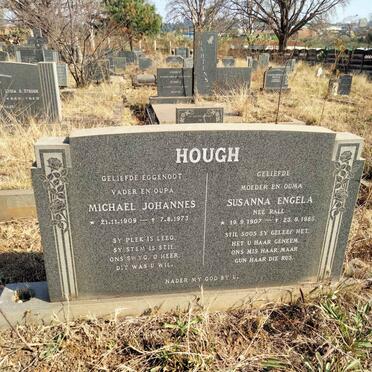 HOUGH Michael Johannes 1909-1973 & Susanna Engela RALL 1907-1985