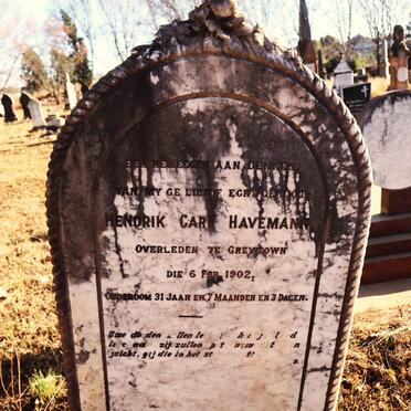 HAVEMANN Hendrik Carl -1902