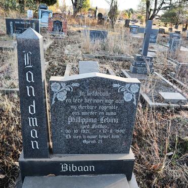 LANDMAN Philippina Levina nee BOTHA 1921-1980