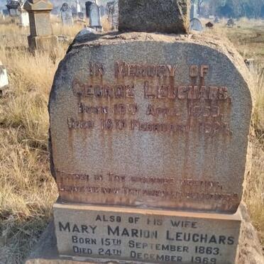 LEUCHARS George 1859-1924 & Mary Marion 1863-1969