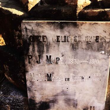 MARE P.J. 1831-1910 & M.L. 1839-1906_2