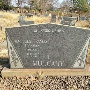 MULCAHY Hercules Francis Hickman 1887-1972