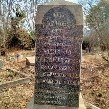 MARTENS Susanna Maria nee VAN ROOYEN 1864-1930