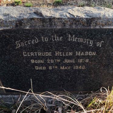MASON Gertrude Helen 1878-1940