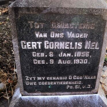 NEL Gert Cornelius 1856-1930