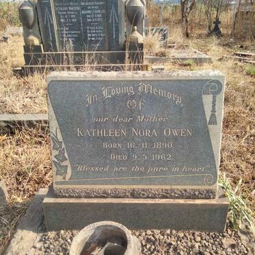OWEN Kathleen Nora 1890-1962