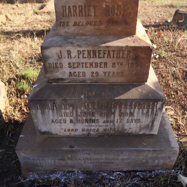 PENNEFATHER Harriet Rose -1899 :: PENNEFATHER Hilda De-La-Pole -1899 :: PENNEFATHER Margaretta Rose De-La-Pole -1907 _1