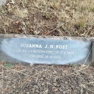 POST Hendrik 1884-1958 & Susanna J.H. LABUSCHAGNE 1895-1971 _2