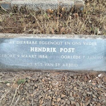 POST Hendrik 1884-1958 & Susanna J.H. LABUSCHAGNE 1895-1971 _3