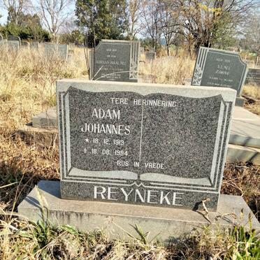 REYNEKE Adam Johannes 1913-1994