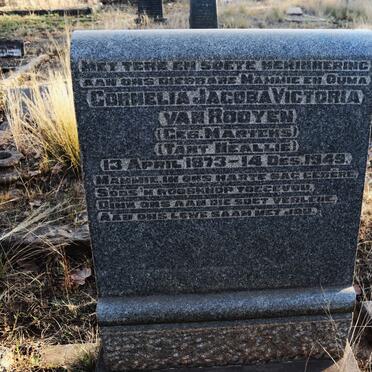 ROOYEN Cornelia Jacoba Victoria, van nee MARTENS 1873-1949