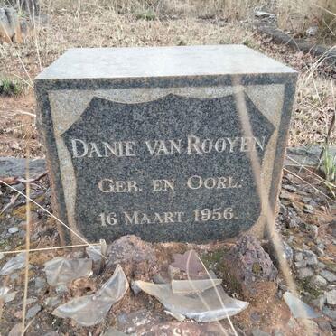 ROOYEN Danie, van 1956