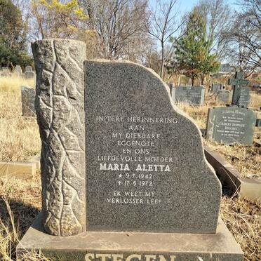 STEGEN Maria Aletta 1942-1972