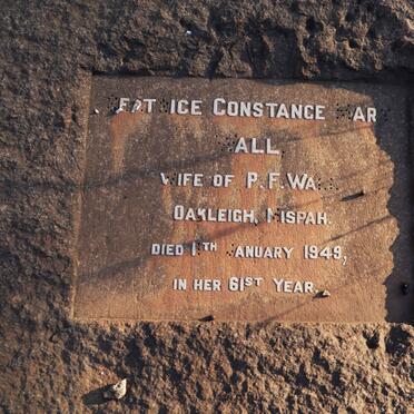 WALL Beatrice Constance Mary -1949