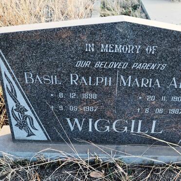 WIGGILL Basil Ralph 1898-1987 & Maria Alette 1908-1987