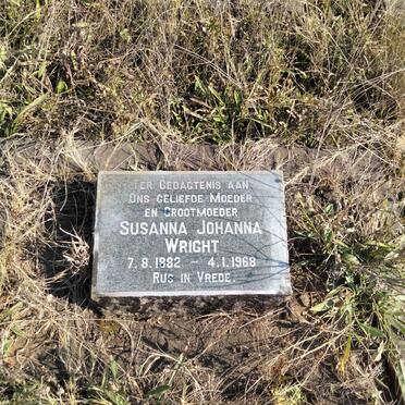WRIGHT Susanna Johanna 1882-1968