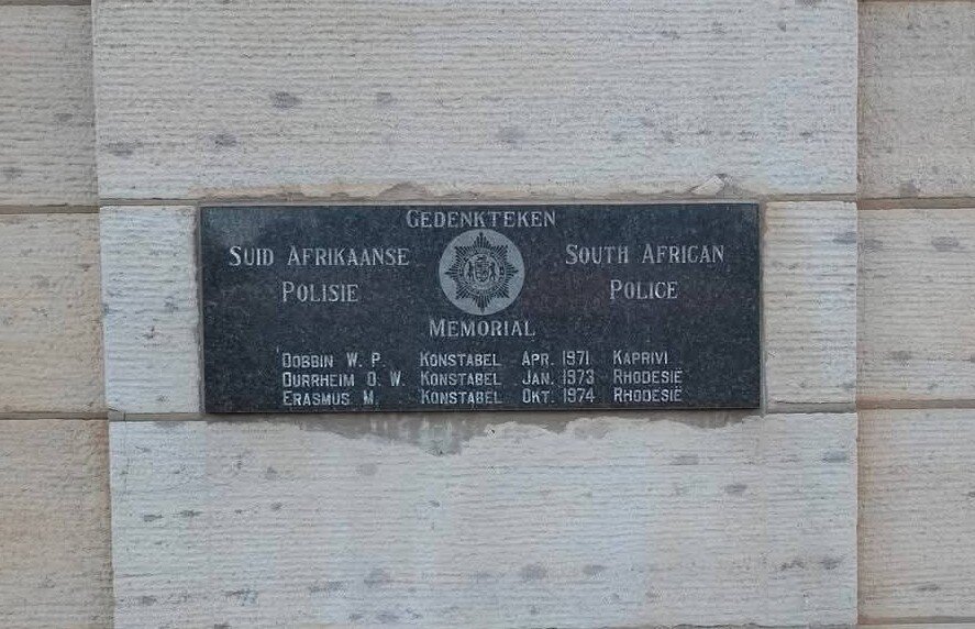 4. Memorial: South Africa Police 