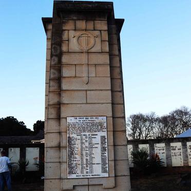 Kwazulu-Natal, GREYTOWN, War memorial