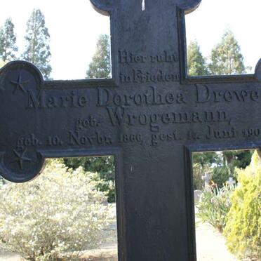 DREWES Marie Dorothea nee WROGEMANN 1866-1905