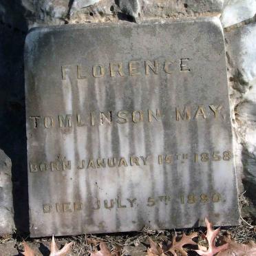 MAY Florence Tomlinson 1858-1880