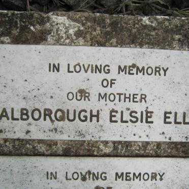 ALBOROUGH Elsie Ellen