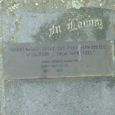 HAMILTON Daniel Donald 1907-