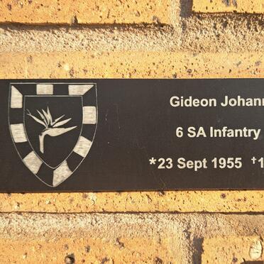 PALVIE Johannes Gideon 1955-2004
