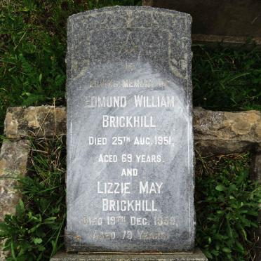BRICKHILL Edmund William -1951 &amp; Lizzie May -1959