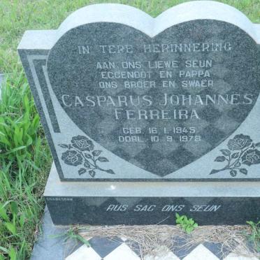 FERREIRA Casparus Johannes 1945-1978