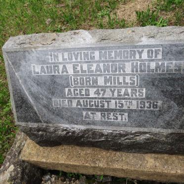 HOLMES Laura Eleanor nee MILLS -1936