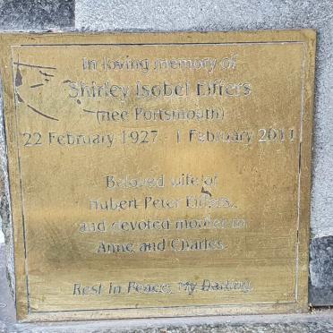 ELFFERS Shirley Isobel nee PORTSMOUTH 1927-2011