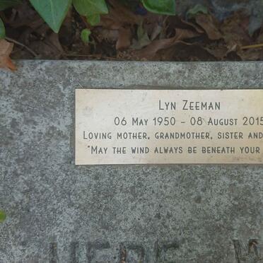 ZEEMAN Lyn 1950-2015