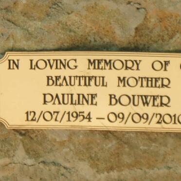 BOUWER Pauline 1954-2010