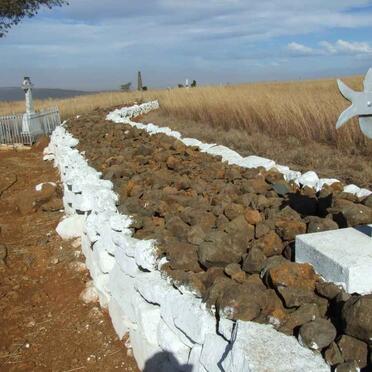 British mass grave marked as G on the Key Plan Map