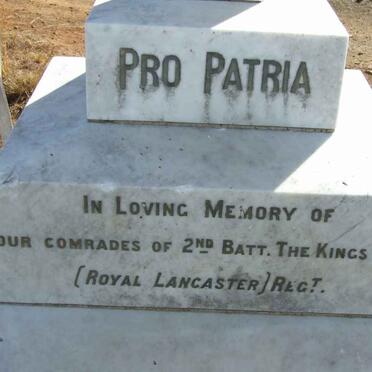 2. A Tribute to the 2nd Battalion of The Kings Own Royal Lancaster Regiment