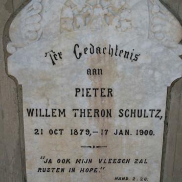 SCHULTZ Pieter Willem Theron 1879-1900