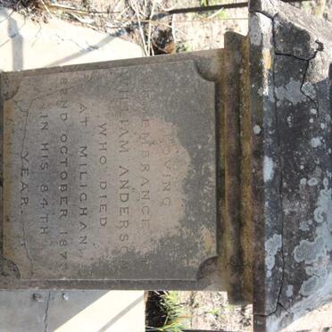 ANDERSON William -1873