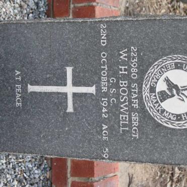BOSWELL W.H. -1942